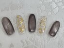 金箔つる艶ネイル