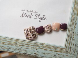 ツイードフットネイル