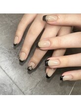 チャイ 大阪上本町店(chai)/ハートフレンチネイル