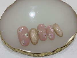 ホロフラワーネイル