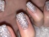 【Hand】ベースクリアフレンチフレンチ*マグネット*ミラー*フラッシュ