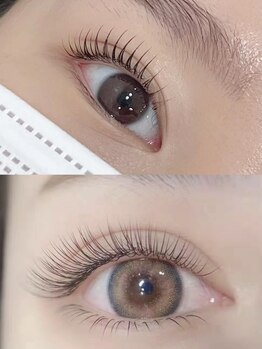 リリ 新大久保店(Rili)の写真/パリエク[超軽量x高持続カ]フラットラッシュにパリジェンヌ/まつげパーマでパッチリEyeに♪下まつ毛setも○