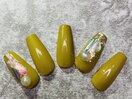 くすみ色で春ネイル