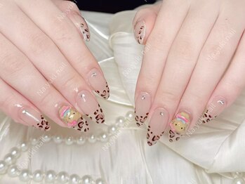 ナユキ 北千住店(NA.YUKI)/長さ出し豹柄デザイン