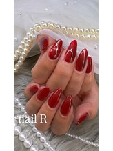ネイルアール(nail R)/ボルドーネイルです☆