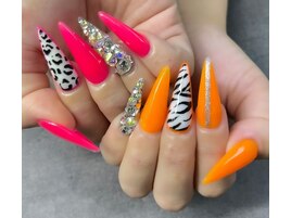 アシメあにまる柄ネイル★