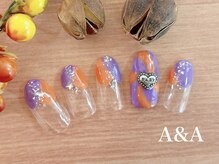 A&A 小山VAL店/ハンドネイル　(ハロウィン)