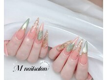 Mネイル/持ち込みデザイン|長さだし
