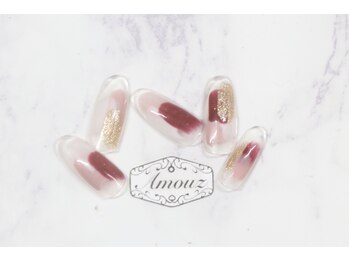 アモウズ(Amouz)/【シンプルアート/塗りかけ】1