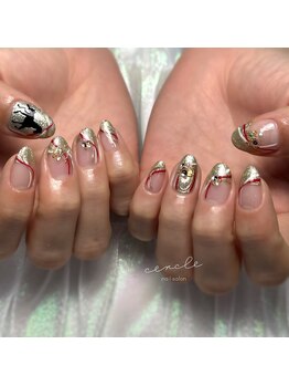 セルクル ネイル(cercle nail)/お正月ネイル