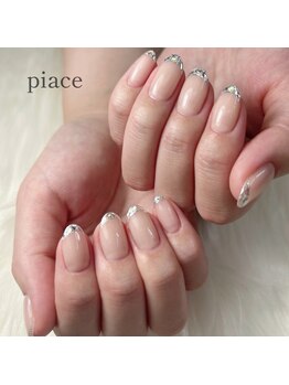 ピアーチェ(Piace)/ガラスフレンチネイル♪