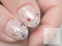 オトナネイル(otona nail)/押し花グラデーションネイル