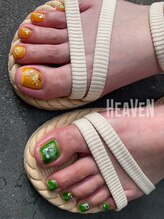ネイルサロンヘヴン 国分店(Nail SaLoN Heaven)/フット・夏ネイル
