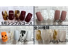 シンプルコースは30以上のサンプルから選択OK！