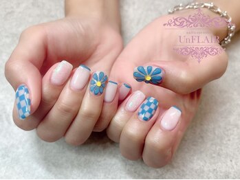 アンフレア 麻布十番店(UnFLAIR)/ぷっくりフラワー