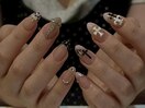 Yuna限定Y2Kクロム風ネイル