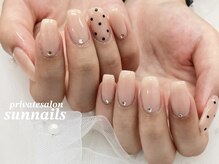 サンネイルズ(sun nails)/2本アートストーン追加