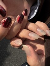 ロトリー(Lotly.)/秋ネイルボルドー