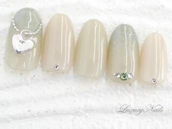 ラグジュアリーネイルズ アカバネ(Luxury Nails Akabane)/モテ可愛*アクセサリーネイル