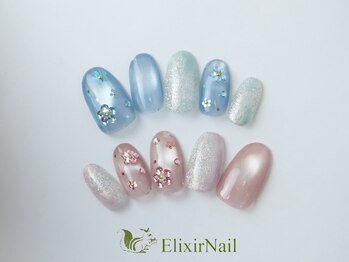 エリクサーネイル 西武新宿(Elixir Nail)/定額c やり放題/クーポン使用