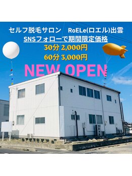 ロエル 出雲(RoELe)の写真/【初回セルフ脱毛特別価格】ずっとお得に通えるから続けやすい◎様々なコースをご用意しています！