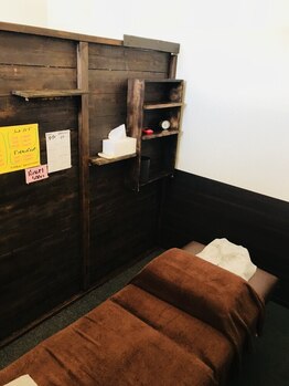 全身もみほぐし 楽庵/当店は個室です