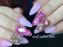 ネイルサロン ビビ(bibi)/宝石ゴージャスネイル