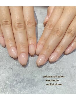 プライベート ネイルサロン マーマ(murmur)/スキニーフレンチネイル