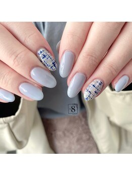 ナンバーエイト(No.8)/ツイードネイル