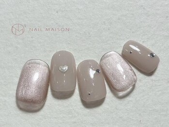 ネイルメゾン 梅田(NAIL MAISON)/カラーマグネットオフィスピンク