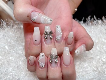 レアネイル 新宿(le'a nail)/リボンネイル