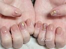 ニュアンスネイル／ピンク