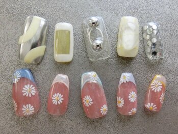 ネイリシャス(NAILICIOUS)の写真/《何度でも同価格♪》つけ放題6本¥7150/10本¥7700♪豊富なパ-ツと繊細Artで指先から女子力UP★