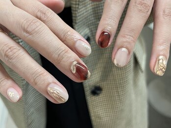 ローランリム(LORAN Lim)/べっ甲ネイル♪