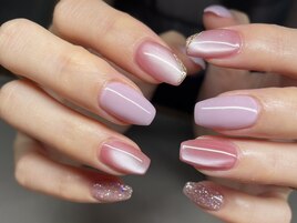 マグネットネイル/ピンクネイル