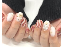 ガーリークリスマスネイル