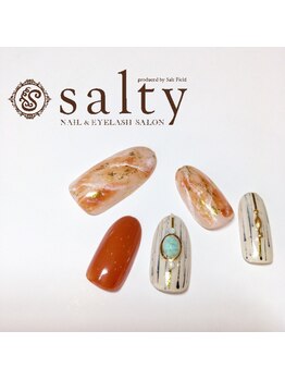 ネイルアンドアイラッシュサロン ソルティ 寺田町(salty)/ハンド/アート10本コース