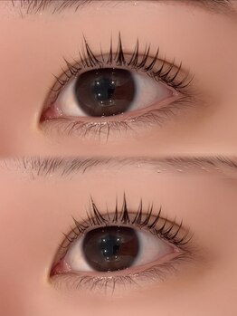 カットインリコ(CUT IN Rico)の写真/魅せる抜け感☆ 目元のおしゃれを叶えるサロン！自まつ毛のようなナチュラル抜け感デザイン♪