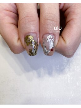 ウロネイルズ(ulo nails)/箔ネイルデザイン