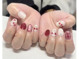 さくらんぼネイル