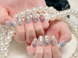 キラキラ、ミラーデザイン