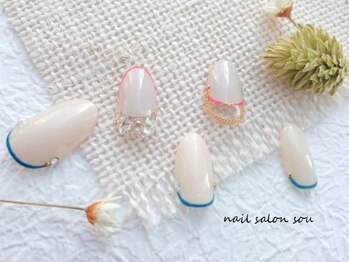 ネイルサロン ソウ 心斎橋店(Nail Salon Sou)/vividカラーがポイント♪