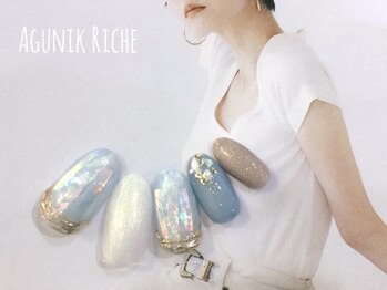 アグニークリッシェ(Agunik Riche)/【オーロラネイル】