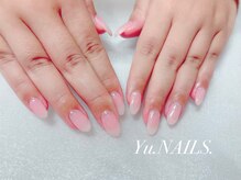ユーネイルズ 恵比寿(Yu.NAILS.)/シンプルオーロラフレーク◎韓国