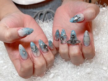 レアネイル 新宿(le'a nail)/ゴージャスネイル