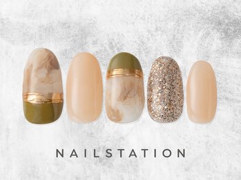 ネイルステーション 大船ルミネウィング店(NAIL STATION)/ニュアンスネイル／パラジェル