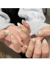 キラキラストーンネイル*8800円