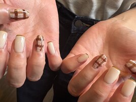 チェックネイル