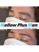 メロウプラス(mellow+)/メンズ眉毛/アイブロウ/眉毛