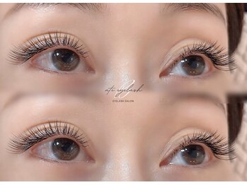 アテアイラッシュ 津久野店(ate eyelash)の写真/最新 LED導入★持続力アップ！超軽量フラットラッシュ【LEDフラットラッシュ140本 7700円→6600円】